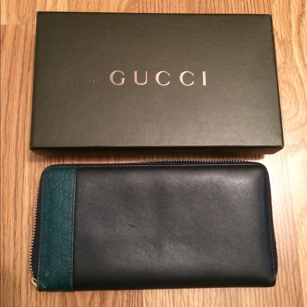 Gucci Wallet, Zippy Style Guccissima